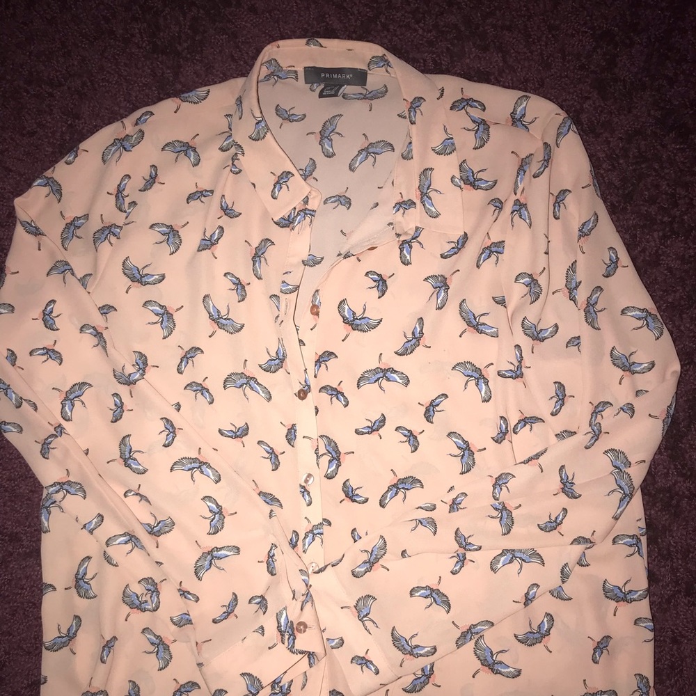 Salmon colored blouse